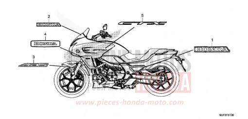 MARQUE/EMBLEME CTX700AE de 2014